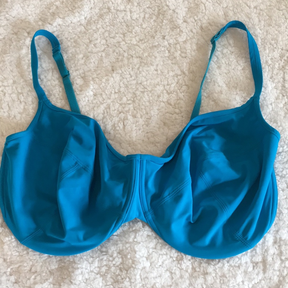 Panache Super Bra 38G Bikini Top Teal Turquoise